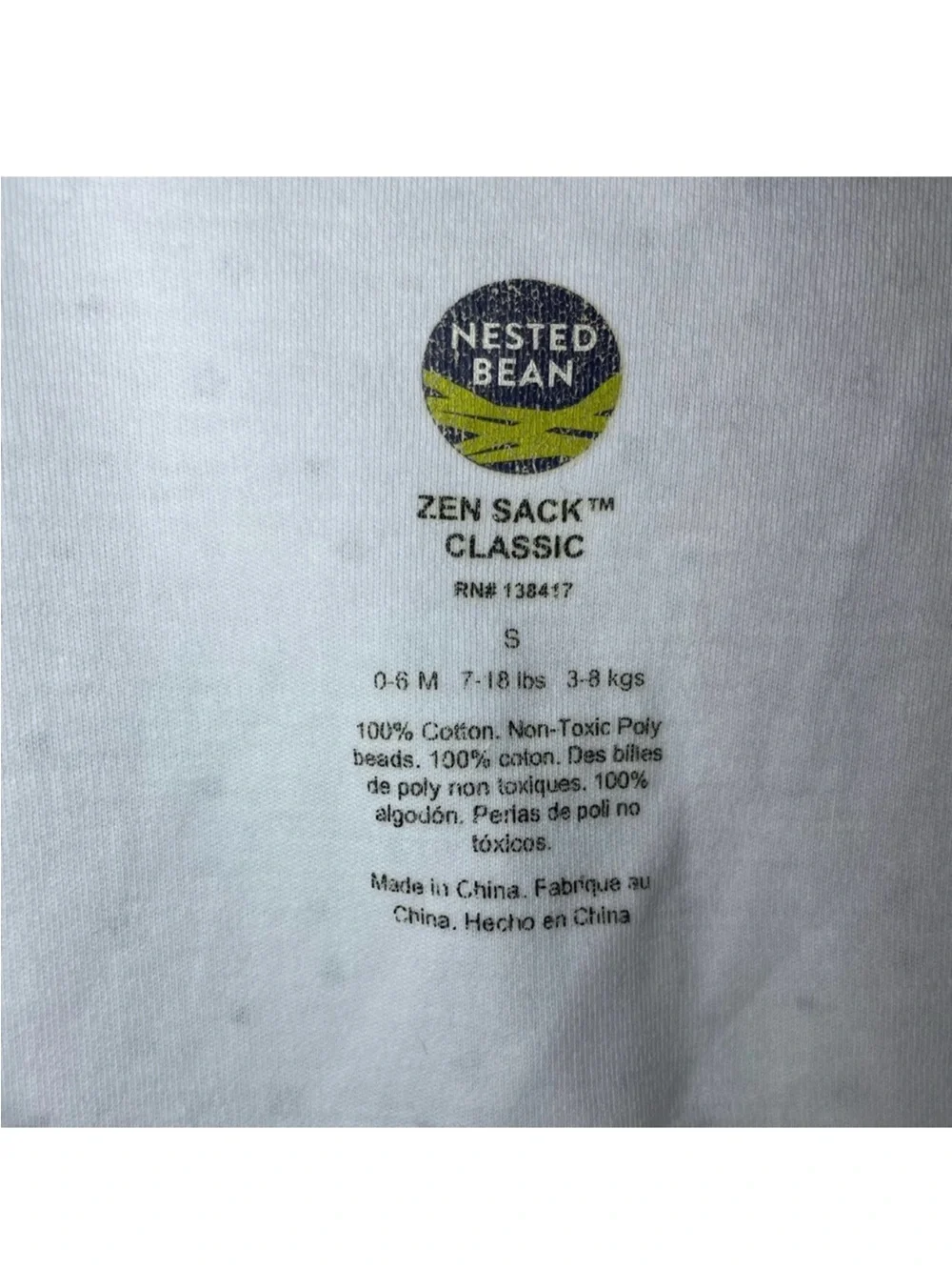 Nested Bean Sleep Sack